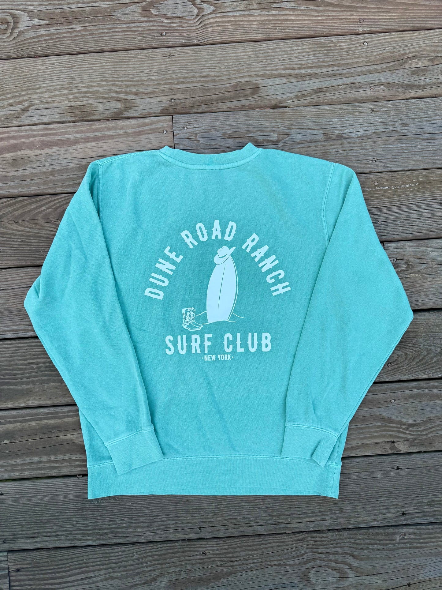 Surf Club Crewneck - Sea Glass