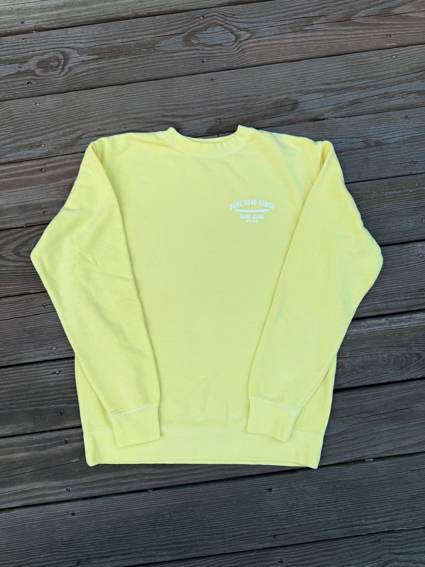 Surf Club Crewneck - Lemonade