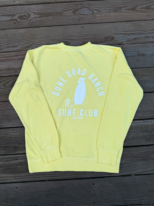 Surf Club Crewneck - Lemonade
