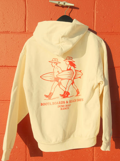 Coastal Cowboy Hoodie - Cream