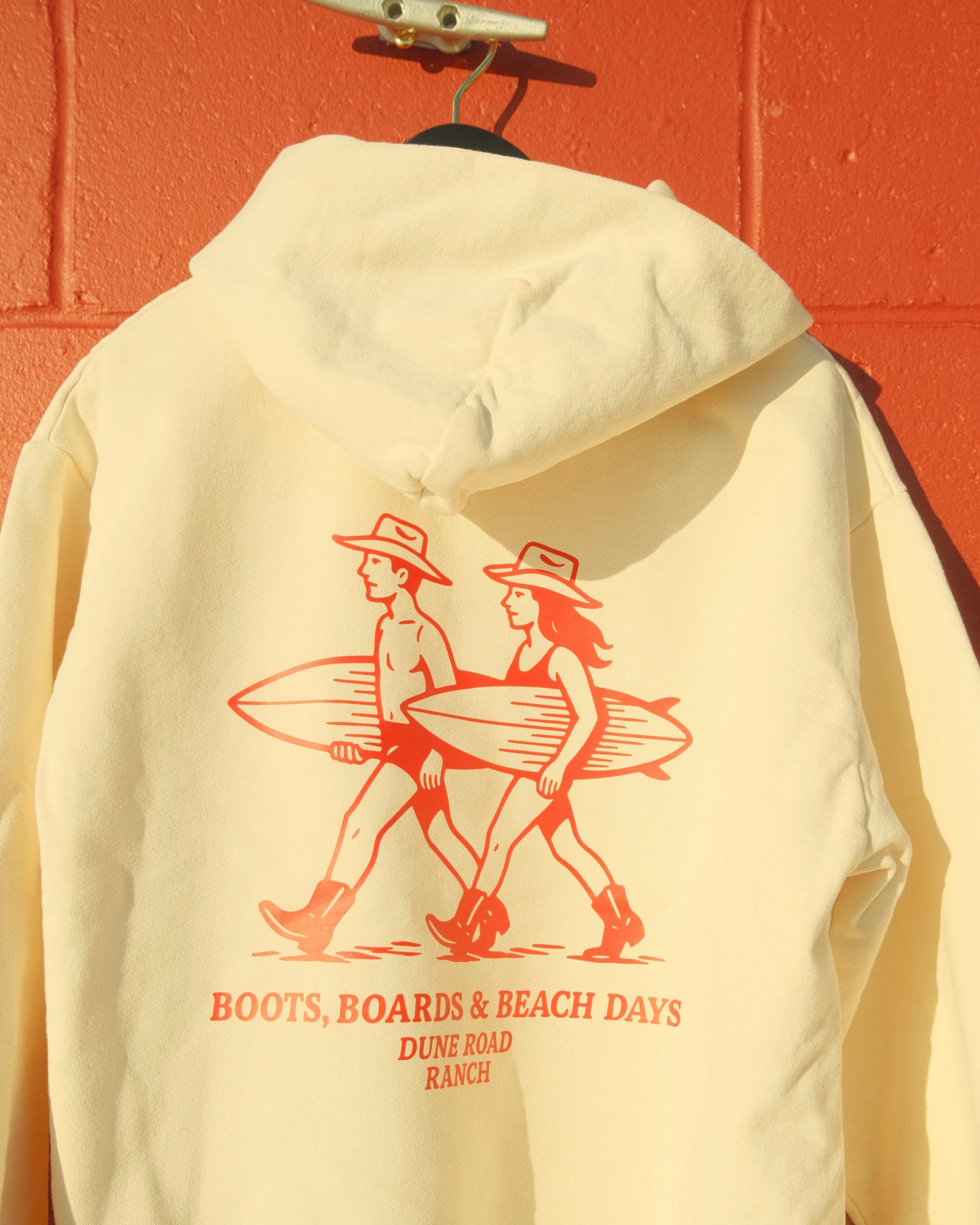 Coastal Cowboy Hoodie - Cream
