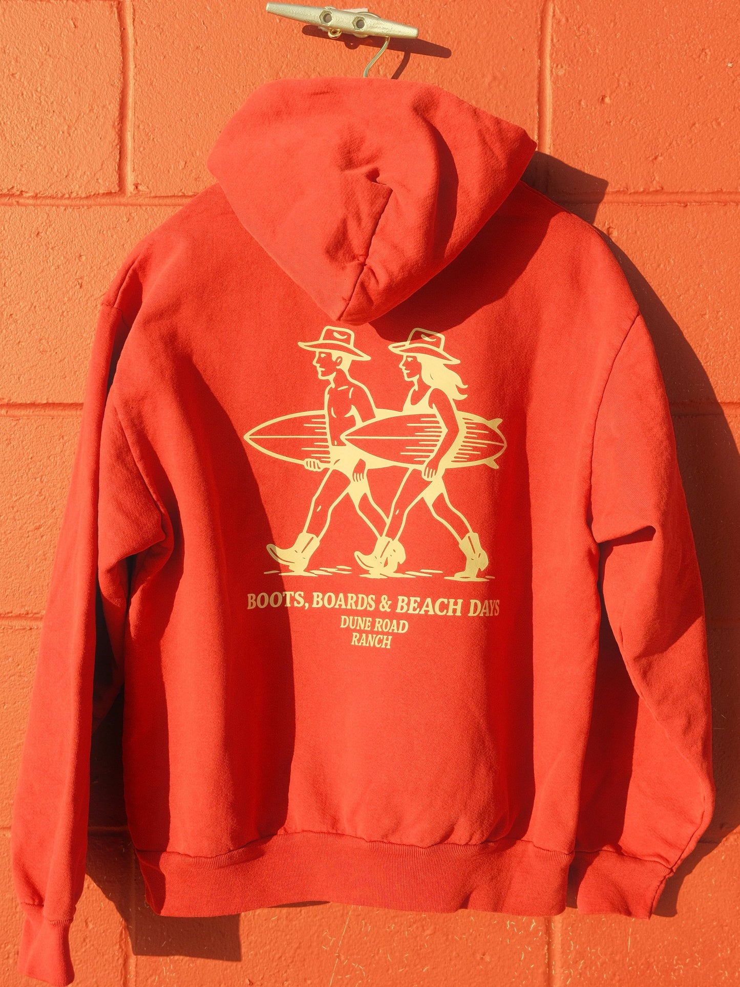 Coastal Cowboy Hoodie - Red