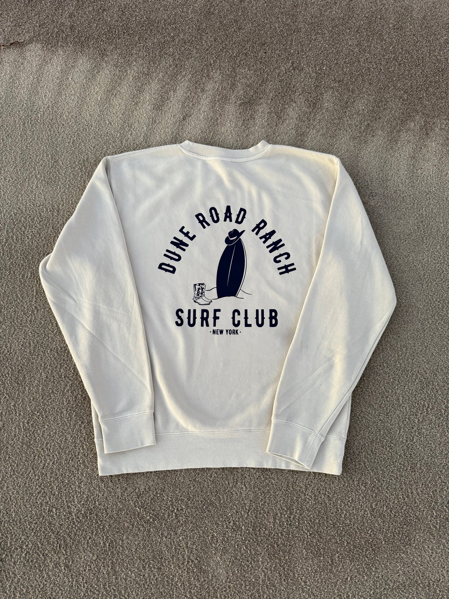 Surf Club Crewneck - Cream