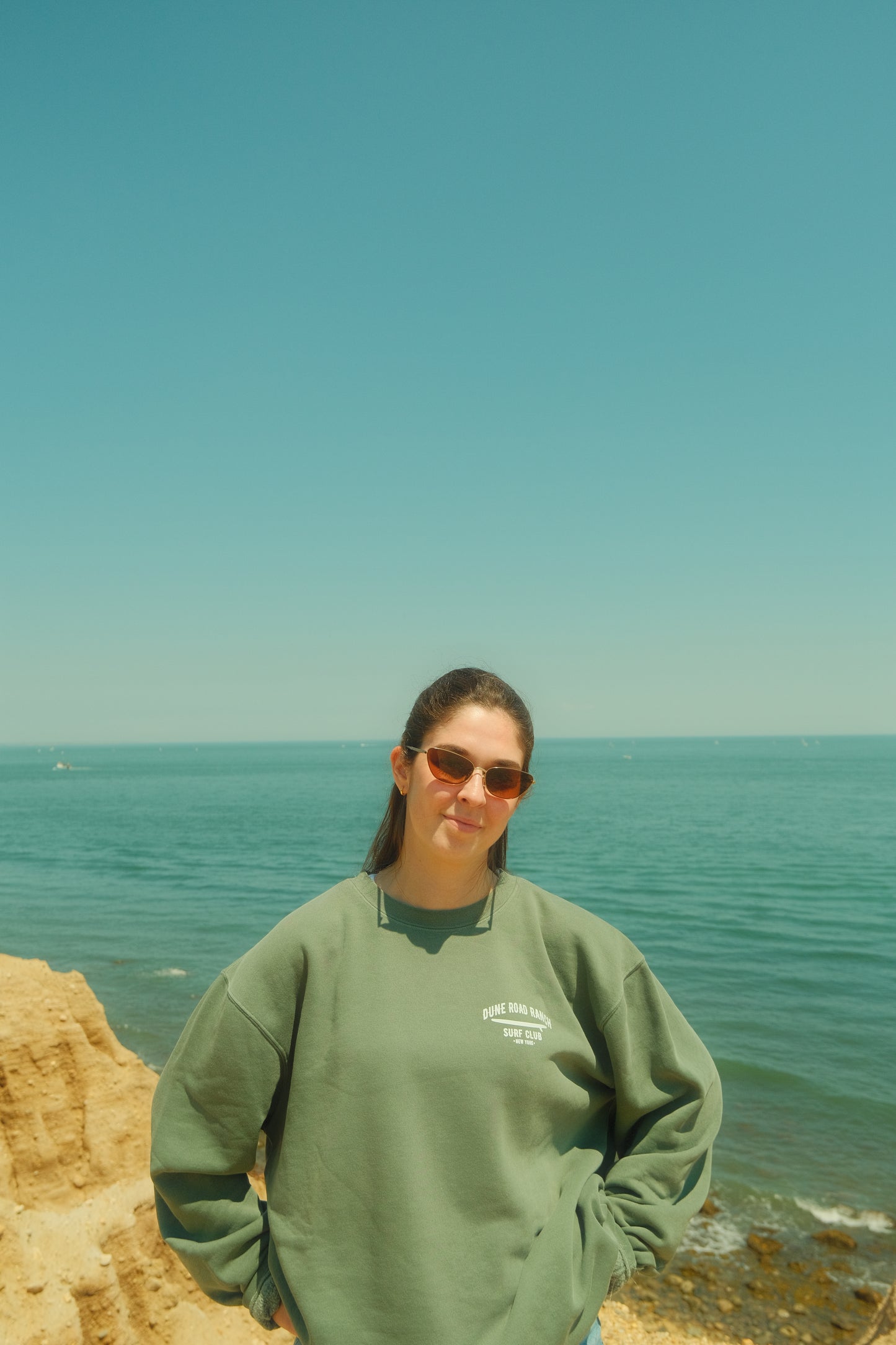 Surf Club Crewneck (Spruce)