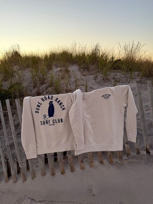 Surf Club Crewneck - Cream